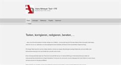 Desktop Screenshot of altmeyertext.de