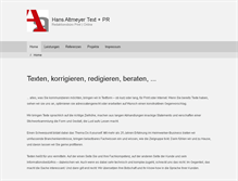 Tablet Screenshot of altmeyertext.de